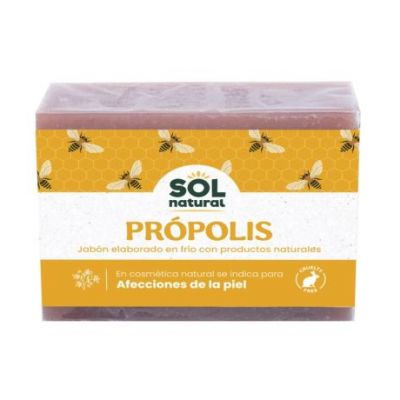 Sapone Naturale Solido al Propoli 100g Solnatural
