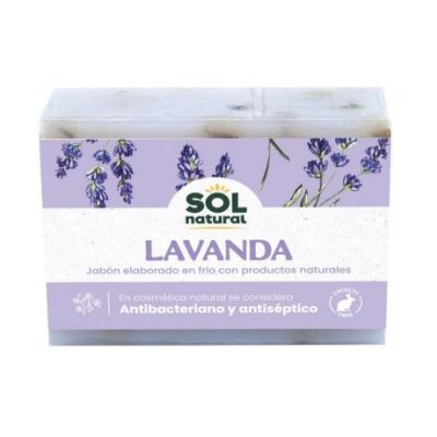 Solid Natural Lavender Soap 100g Solnatural