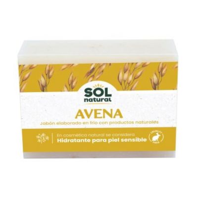 Solid Natural Oat Soap 100g Solnatural