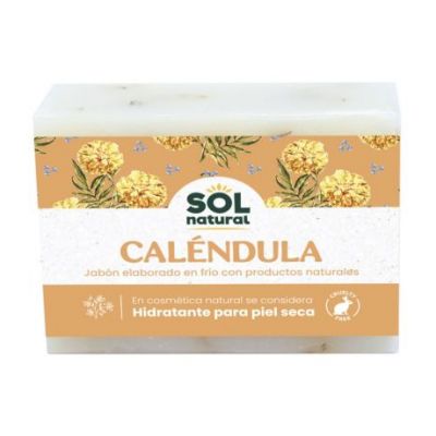 Solid Natural Calendula Soap 100g Solnatural