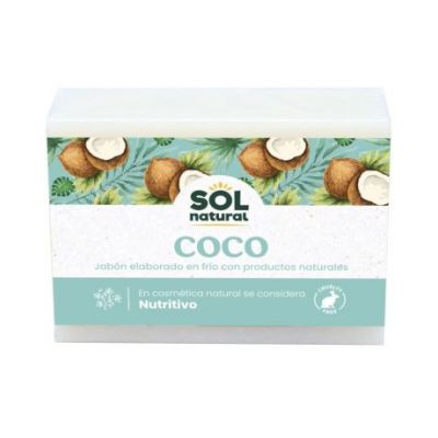 Sapone Solido Naturale al Cocco 100g Solnatural