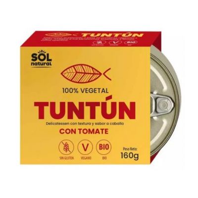 Tuntun con tomate Vegan 160g Solnatural