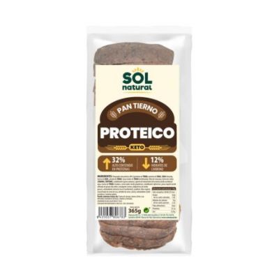 Pan de molde proteico Keto 365g Solnatural