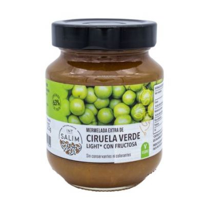 Mermelada Extra de Ciruela Verde Light SinGluten SinAzucar 325g Int-Salim