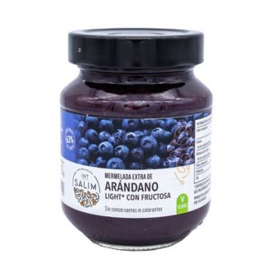 Mermelada de Arandanos Light con Fructosa SinGluten 325g Int-Salim