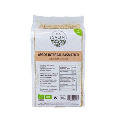Organic Whole Basmati Rice 500g Ecosalim
