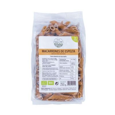 Macarrones de Espelta Eco Vegan 250g EcoSalim