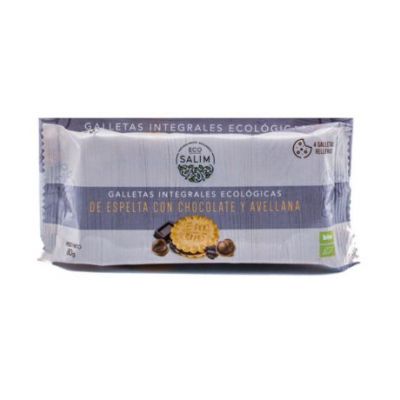 Galletas Espelta Rellena Choco Avellana Bio 80g Eco-Salim