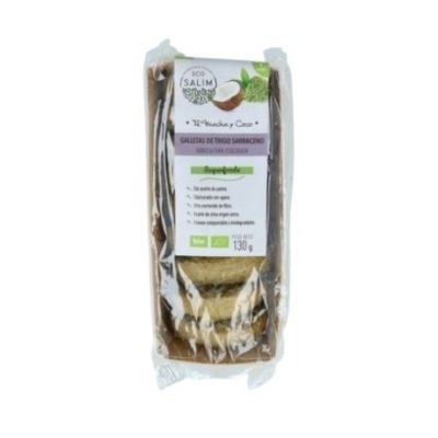 Galletas Trigo Sarraceno Matcha y Coco Bio 130g Eco-Salim