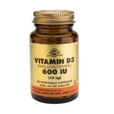Vitamina-D3 600Ui 60caps Solgar