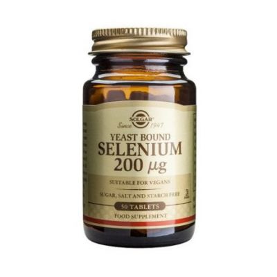 Selenio Levadura 200Mg 50comp Solgar