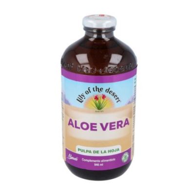 Aloe Vera Fruchtfleischsaft 946 ml Lilie der Wüste