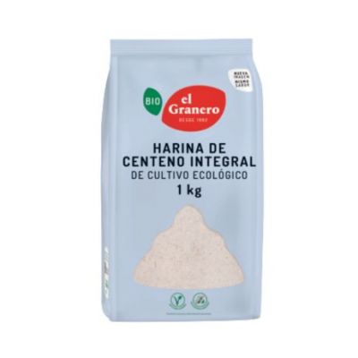 Organic Whole Rye Flour 1kg El Granero Integral