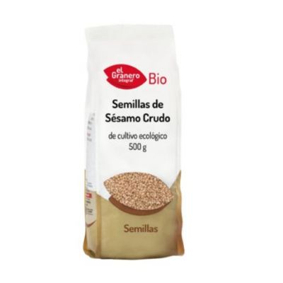 Semillas de Sesamo Crudo SinGluten Bio 500g El Granero Integral