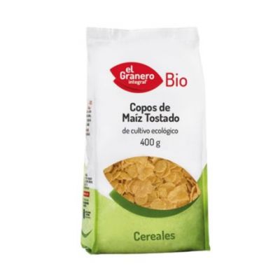 Organic Roasted Corn Flakes 400g El Granero Integral