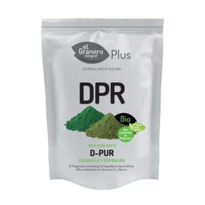 Detox DPR Chlorella Spirulina Bio Vegan 200g El Granero Integral