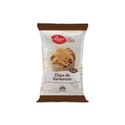 Organic Chickpea Chips 80g El Granero Integral