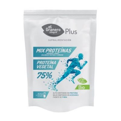 Pea, Rice, Roasted Pumpkin and Hemp Protein Mix Vegan Bio 200g El Granero Integral