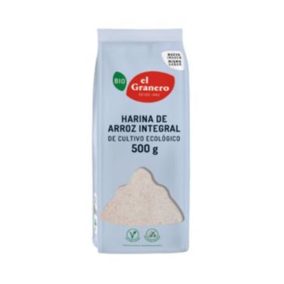 Organic Brown Rice Flour 500g El Granero Integral