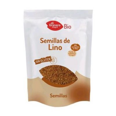 Semillas de Lino Dorado SinGluten Bio 500g El Granero Integral