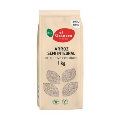Organic Semi Whole Rice 1kg El Granero Integral