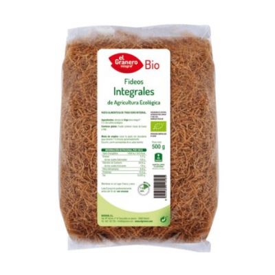 Organic Whole Grain Noodles 500g El Granero Integral