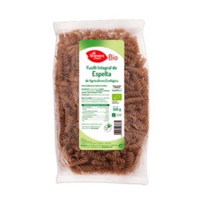 Organic Whole Spelled Wheat Fusilli 500g El Granero Integral