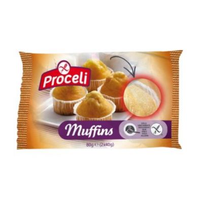 Muffins SinGluten 4x40g Proceli