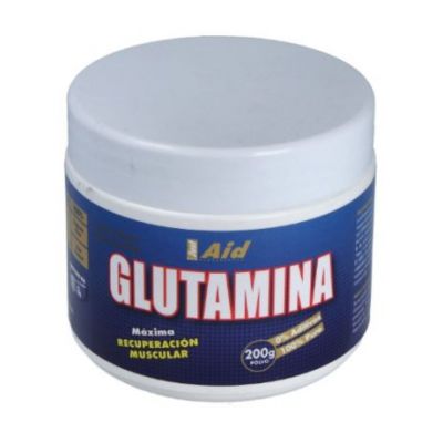 Glutamina Polvo 200g Just-Aid