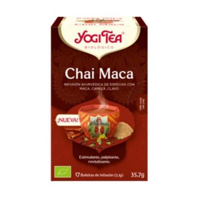 Chai Maca Infusion Gluten Free Bio Vegan 17inf Yogi Tea