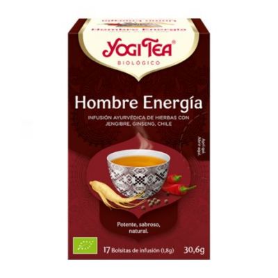 Hombre Energia Infusion 17 bolsitas Yogi Tea