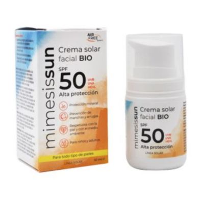 Mimesis Crème Solaire Visage Spf50 Bio 50ml Herbora