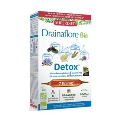 Drainaflore Bio 20 Viales Super Diet