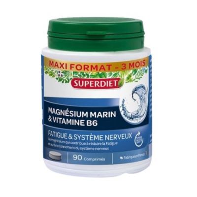 Magnesium Marine con Vitamina B6 90comp Super Diet