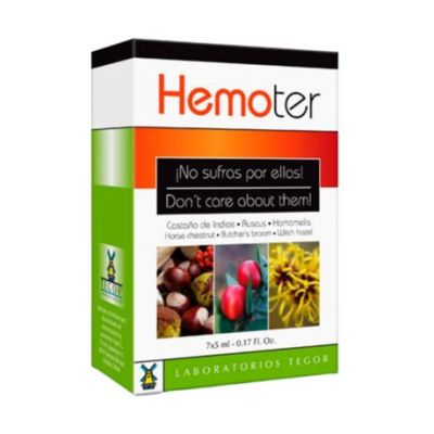 Hemoter Hemorroides Monodosis 7x5mL Tegor