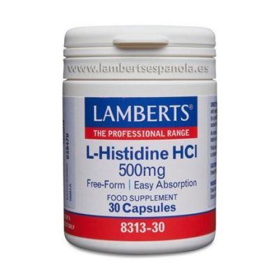 Histidina 500Mg 30caps Lamberts