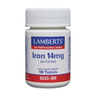 Iron 14Mg Vegan 100comp Lamberts