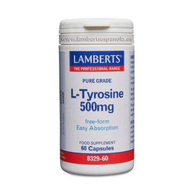 Tirosina 500Mg 60caps Lamberts