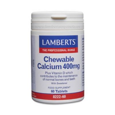 Calcium à Croquer 400Mg 60comp Lamberts