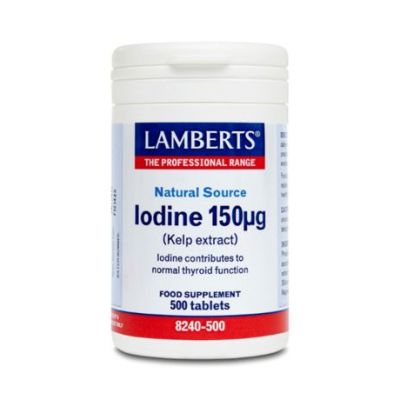 Iode Iode 5 µg Iodure de potassium 150Mg 180comp Lamberts