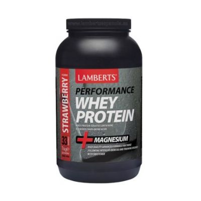 Whey Protein Saveur Fraise 1kg Lamberts
