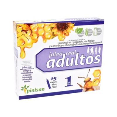 Jalea Real Adultos SinGluten 15 Viales Pinisan