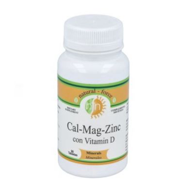 Calcio Magnesio y Zinc con Vitamina D 90comp Nutri Force