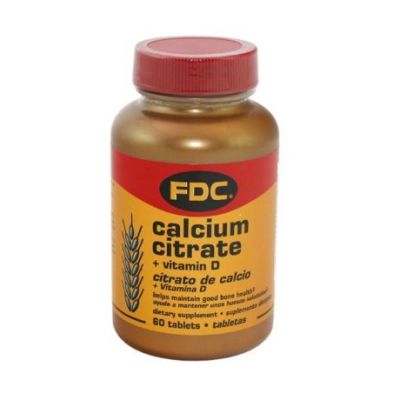 Citrato Calcio y Vitamina D 60caps FDC
