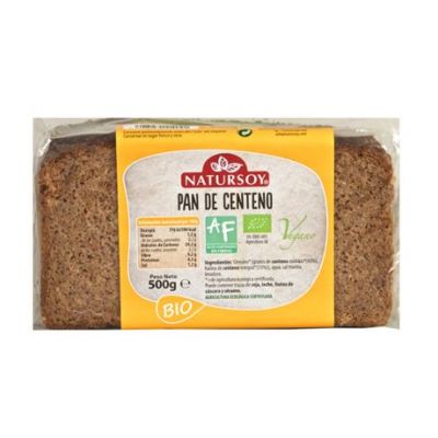 Pan de Centeno Bio Vegan 500g Natursoy