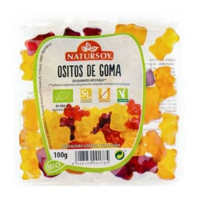 Golosinas Ositos SinGluten Bio Vegan 100g Natursoy
