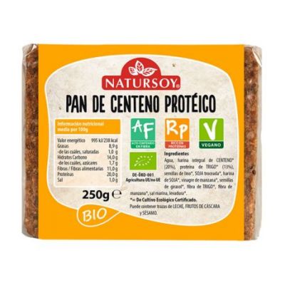 Bio Vegan Protein Rye Bread 250g Natursoy