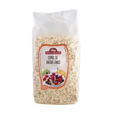 Organic Vegan Fine Oat Flakes 500g Natursoy