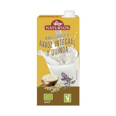 Bevanda Vegetale di Riso Integrale e Quinoa Bio Vegan 6x1L Natursoy