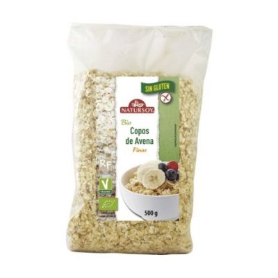 Copos de Avena Finos SinGluten 500g Natursoy
